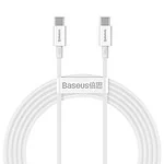 Baseus Superior Series Cable USB-C to USB-C, 100W, 2m (white)