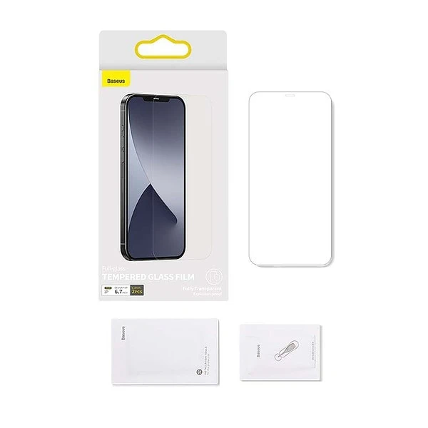 Baseus Tempered Glass 0.3mm for iPhone 12 Pro Max (2pcs) navod