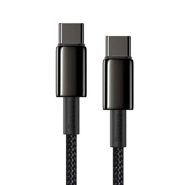 Baseus Tungsten Gold Cable Type-C to Type-C 100W 1m (black) cena