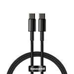 Baseus Tungsten Gold Cable Type-C to Type-C 100W 1m (black)