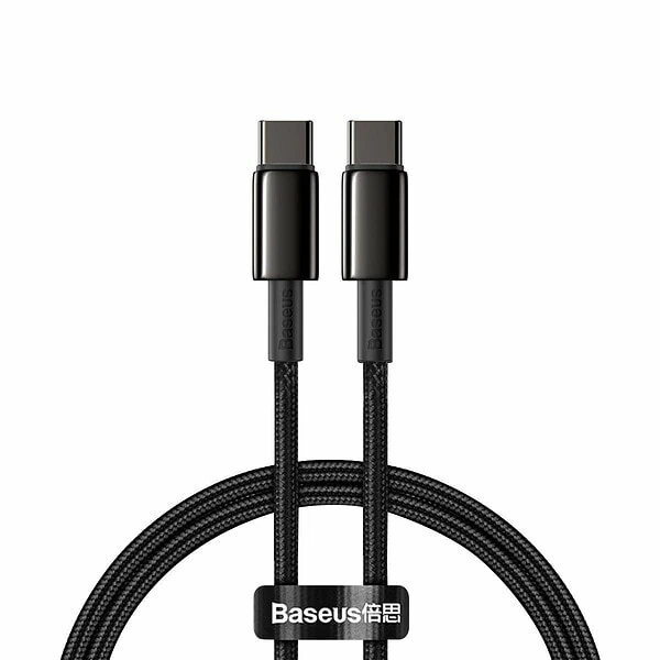 Baseus Tungsten Gold Cable Type-C to Type-C 100W 1m (black)