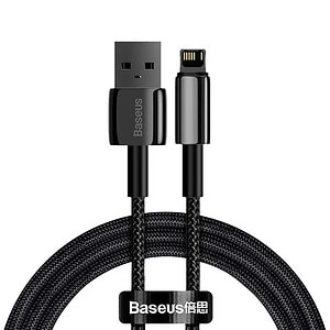 Baseus Tungsten Gold Cable USB to iP 2.4A 2m (black)