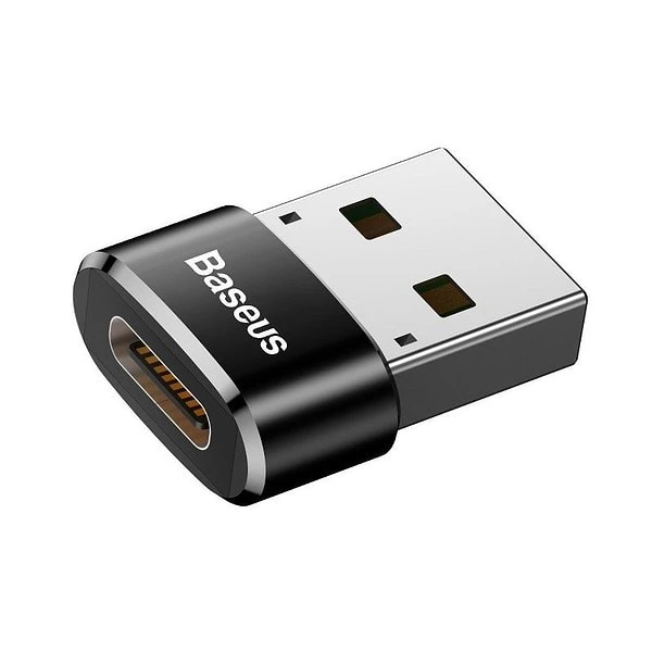 Adaptér Baseus USB-C na USB-A 3A (černý) distributor