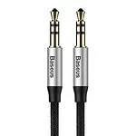 Baseus Yiven Audio Cable Cable 3.5 male Audio M30 1.5M Silver+ Black