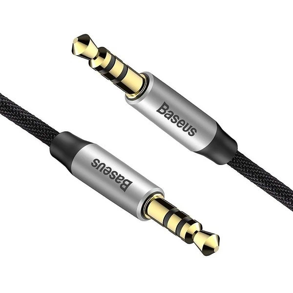 Baseus Yiven Audio Cable Cable 3.5 male Audio M30 1.5M Silver+ Black navod