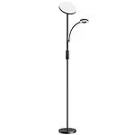 BlitzWill BWL-FL-0001 Double Floor Lamp  with remote 36W (black)