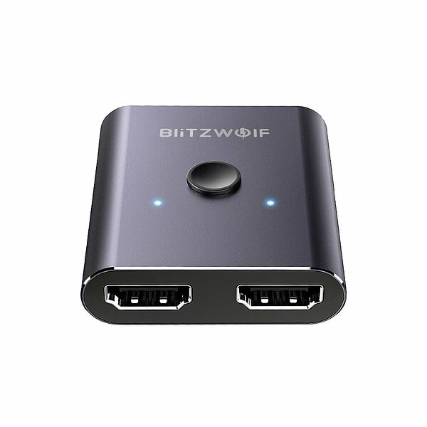 BlitzWolf BW-HDC2 Switch Box 2 x 1 4K HDMI (gray)