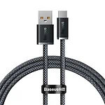 Cable USB to USB-C Baseus Dynamic Series, 100W, 1m (grey)