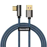 Cable USB to USB-C Baseus Legend Series, 66W, 1m (blue)