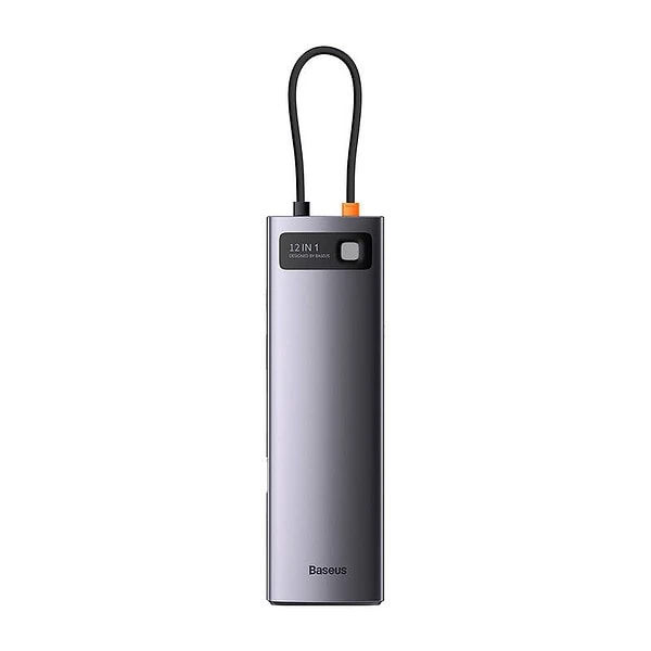 Hub USB-C 12in1 Baseus Metal Gleam Series Grey cena