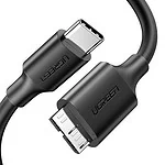 Micro-B USB 3.0 - USB-C cable UGREEN 1m (black)