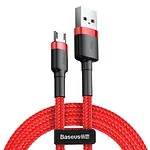 Micro USB Baseus Cafule 1,5A 2m (červená)