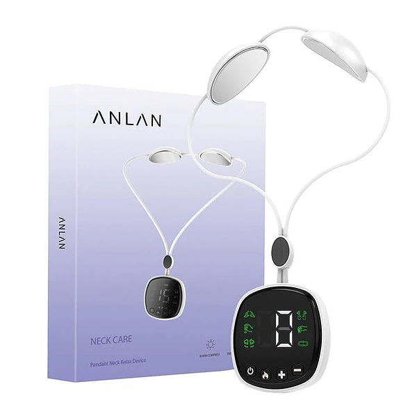 Pendant EMS Relax Warm Compress Neck Massager ANLAN 09-AAMY02-02A