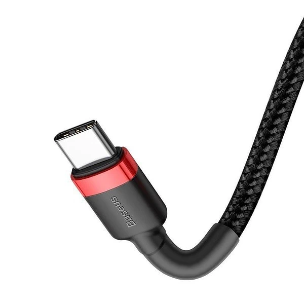 USB-C PD Baseus Cable Cafule PD 2.0 QC 3.0 60W 1m (černý a červený) sk