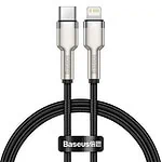 Kábel USB-C pre Lightning Baseus Cafule, PD, 20W, 0,25m (čierny)