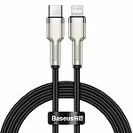 Kábel USB-C pre Lightning Baseus Cafule, PD, 20 W, 1 m (čierny)