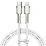 Kábel USB-C pre Lightning Baseus Cafule, PD, 20 W, 1 m (biely)