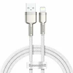 Kábel USB pre Lightning Baseus Cafule, 2,4 A, 1 m (biely)