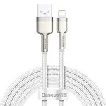 Kábel USB pre Lightning Baseus Cafule, 2,4 A, 2 m (biely)