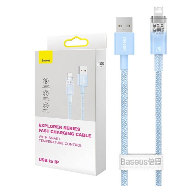 Fast Charging cable Baseus USB-A to Lightning  Explorer Series 2m