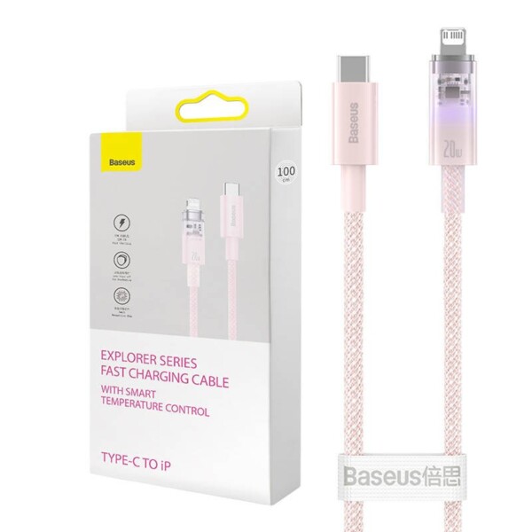 Fast Charging cable Baseus USB-C to Lightning  Explorer Series 1m