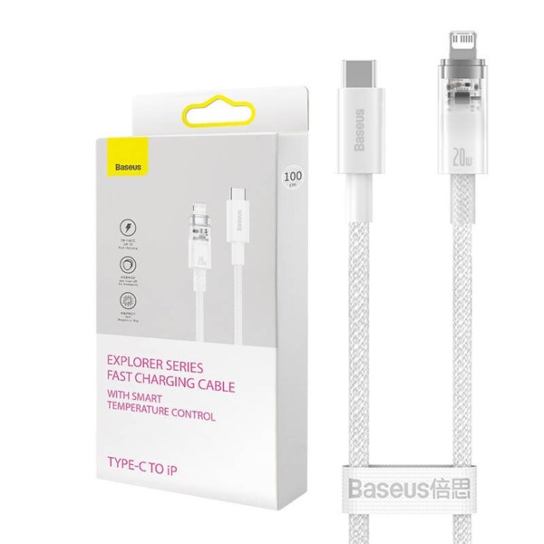 Fast Charging cable Baseus USB-C to Lightning  Explorer Series 1m