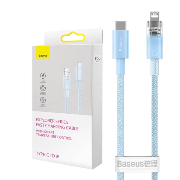 Fast Charging cable Baseus USB-C to Lightning  Explorer Series 2m