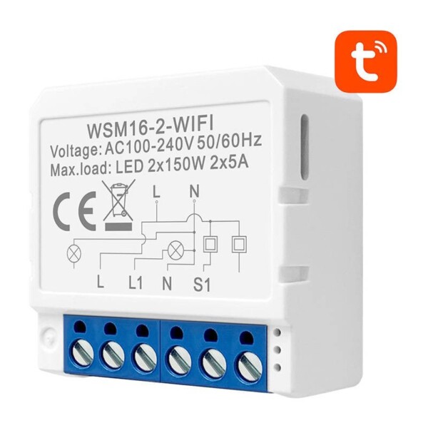 Smart Switch Module WiFi Avatto WSM16-W2 TUYA cena