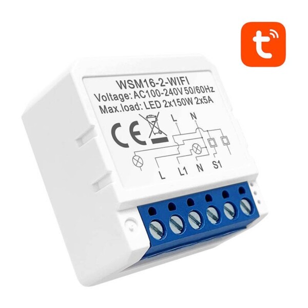 Smart Switch Module WiFi Avatto WSM16-W2 TUYA navod