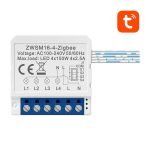 Inteligentný spínací modul ZigBee Avatto ZWSM16-W4 TUYA