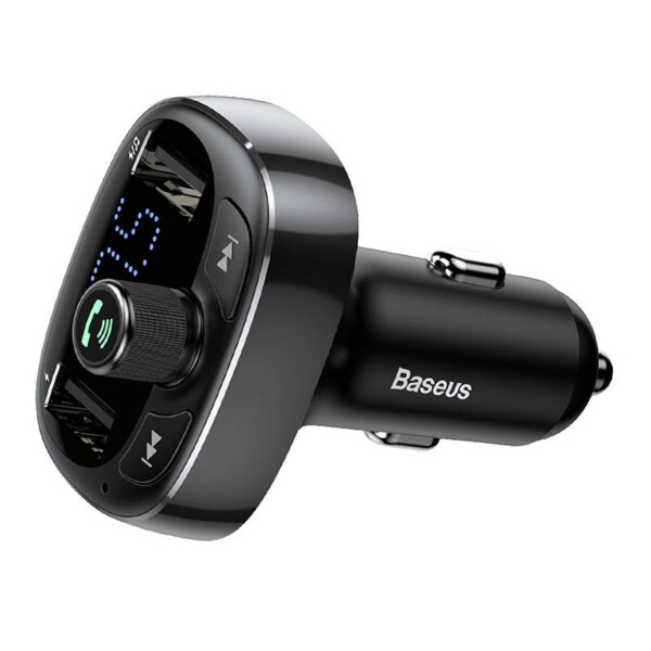 Transmitter FM Baseus T-typed S-09 Bluetooth (black) sk