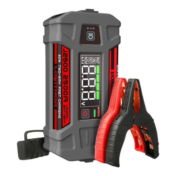 Battery/ jump starter Lokithor  - 2500A 12V 55Wh navod