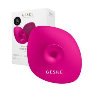 Facial Cleaning Brush 4in1 with Handle Geske with APP(magenta)