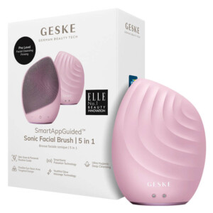 Facial Cleaning Sonic Brush 5in1 Geske With APP (pink)