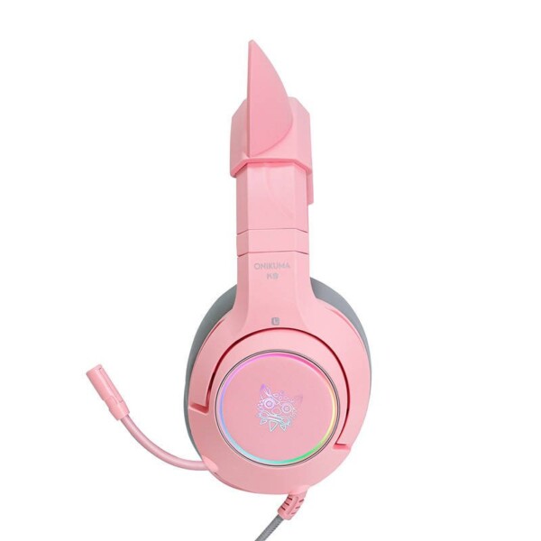 Gaming headphones ONIKUMA K9 Pink distributor