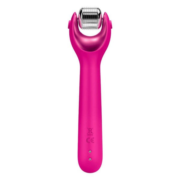 Micro Needle Face Roller 9in1 Geske with APP (magenta) navod