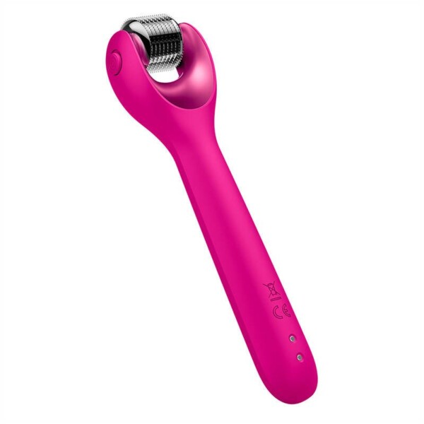 Micro Needle Face Roller 9in1 Geske with APP (magenta) distributor