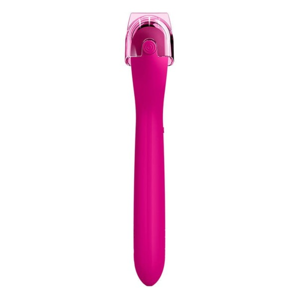 Micro Needle Face Roller 9in1 Geske with APP (magenta) sk