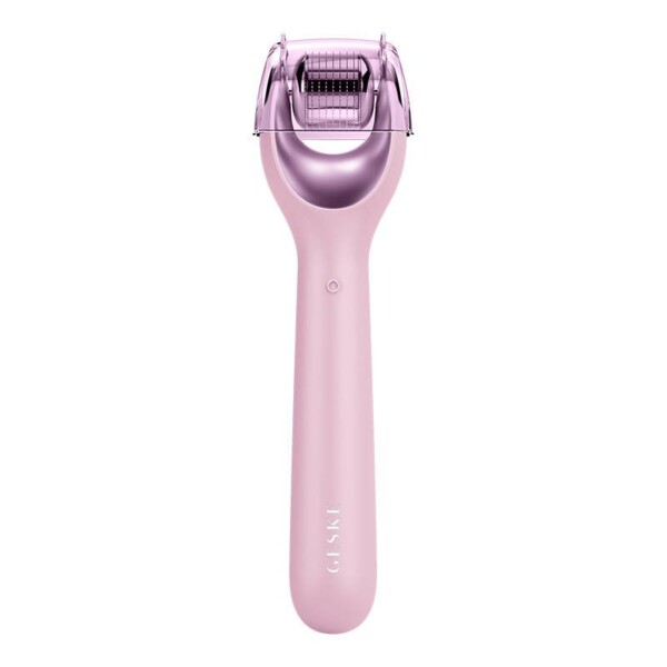 Micro Needle Face Roller 9in1 Geske with APP (pink) cena