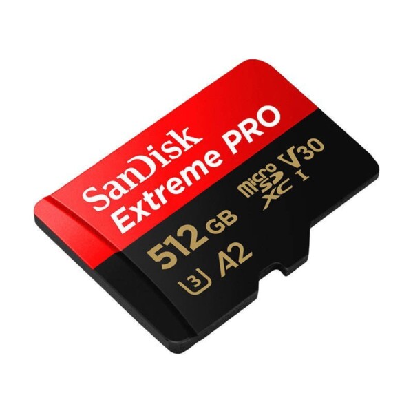 Paměťová karta SANDISK EXTREME PRO microSDXC 512GB 200/140 MB/s UHS-I U3 (SDSQXCD-512G-GN6MA) cena