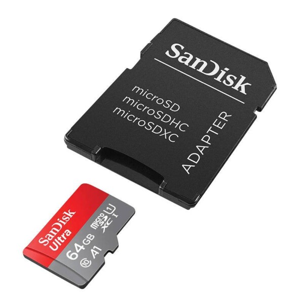 Paměťová karta SanDisk ULTRA ANDROID microSDXC 64 GB 140MB/s A1 Cl.10 UHS-I + ADAPTÉR cena