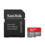 Pamäťová karta SanDisk ULTRA ANDROID microSDXC 64 GB 140MB/s A1 Cl.10 UHS-I ADAPTÉR