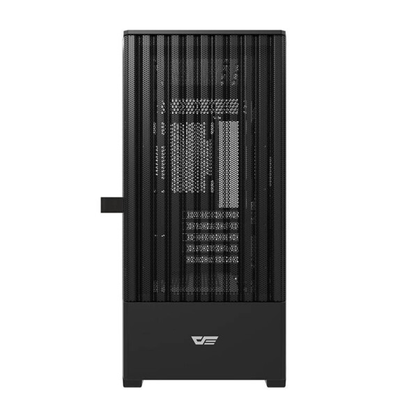 Počítačová skříň Darkflash DK415 + 2 ventilátory (černá) distributor