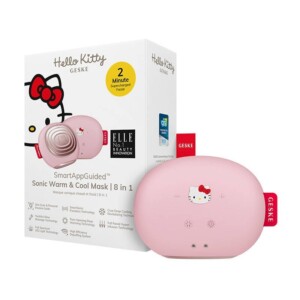 Sonic Facial Massager Warm & Cool 8in1 Geske with APP (Hello Kitty pink)