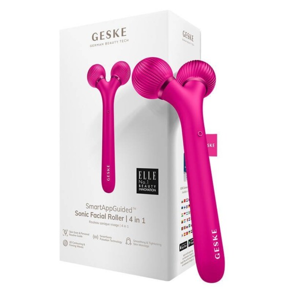 Sonic Facial Roller 4in1 Geske with APP (magenta)