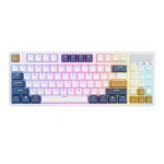 Bezdrôtová mechanická klávesnica Royal Kludge RK89 RGB, Lemon switch (biela)