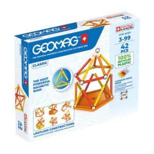 Classic Recycled magnetic blocks 42 pieces GEOMAG GEO-271