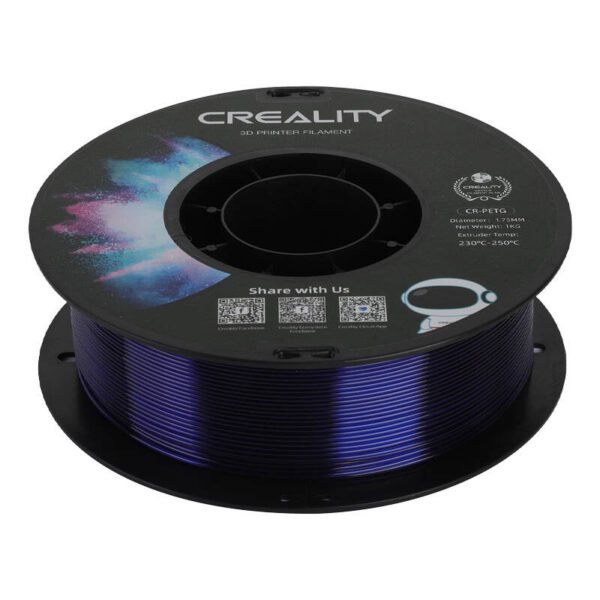 CR-PETG Filament Creality (Transparent blue) navod