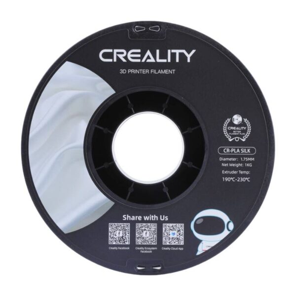 CR-Silk PLA Filament Creality (White) distributor