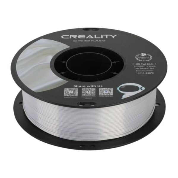 CR-Silk PLA Filament Creallity (Silver) navod